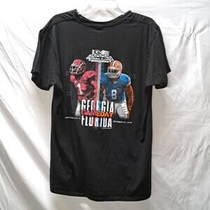 2018 Georgia Florida College Football Jacksonville Graphic T-shirt  Unisex XL